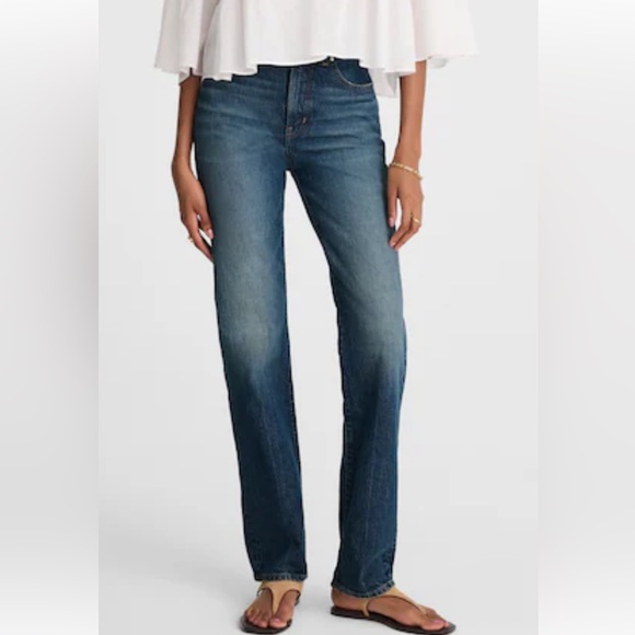 NWT Madewell curvy Longline straight jeans - Picture 1 of 13